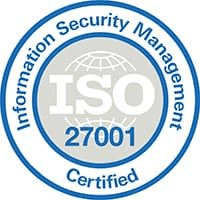 Information Security Management ISO 27001 Certified